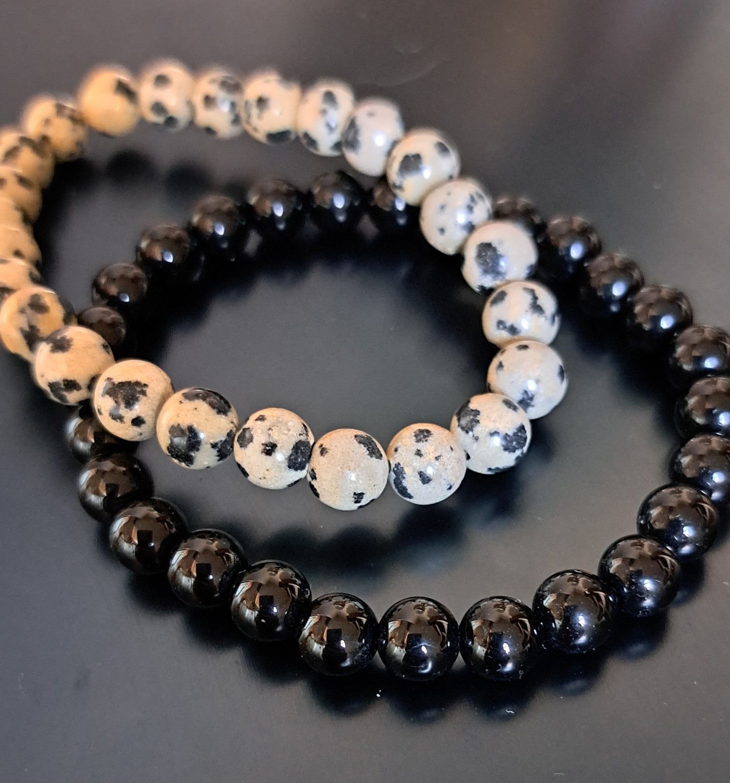 Dalmatian Jasper & Obsidian